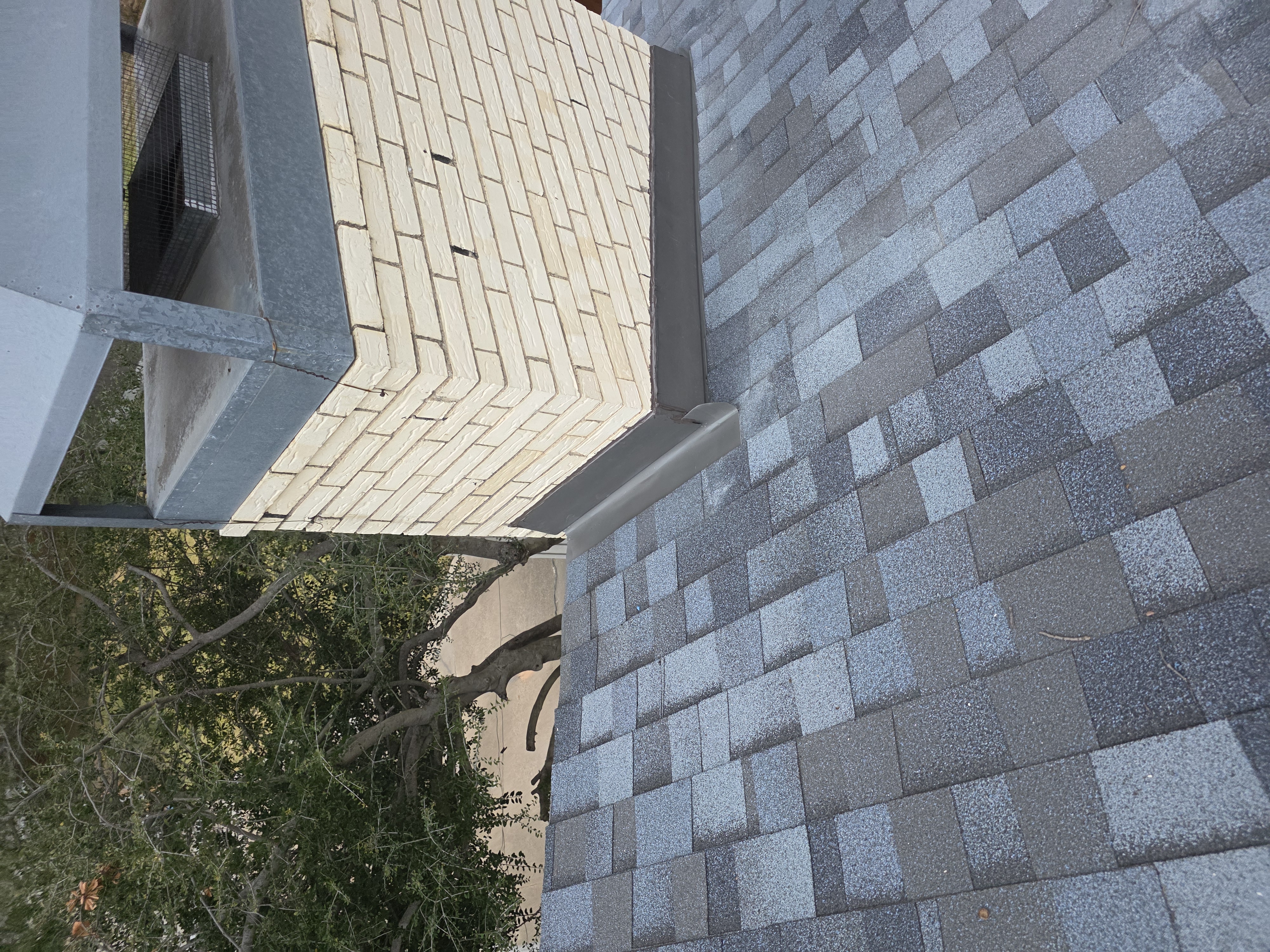 Chimney repair completed by Greenleaf Roofing in DFW